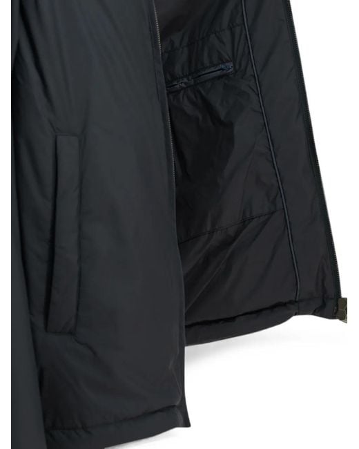 Herno Black High-Neck Padded Jacket for men