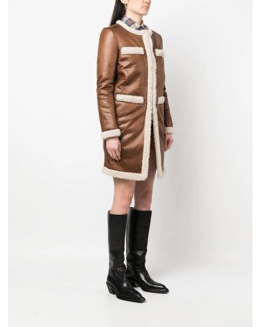 DSquared² Brown Shearling & Teddy