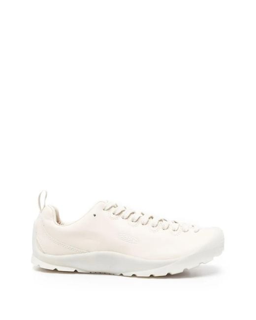 Keen White Jasper Se1 Lace-Up Sneakers