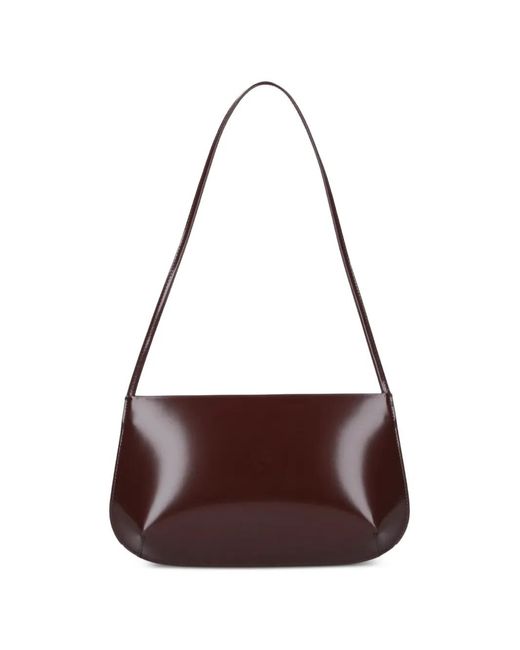 Faune Purple Bra Leather Shoulder Bag