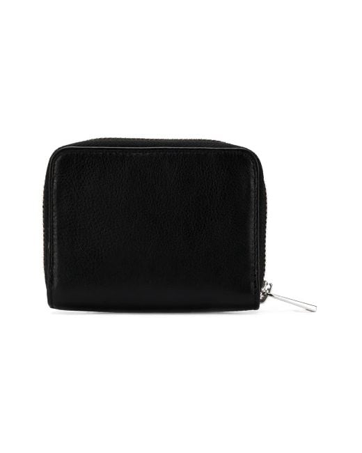 Zadig & Voltaire Black Mini Zipped Wallet