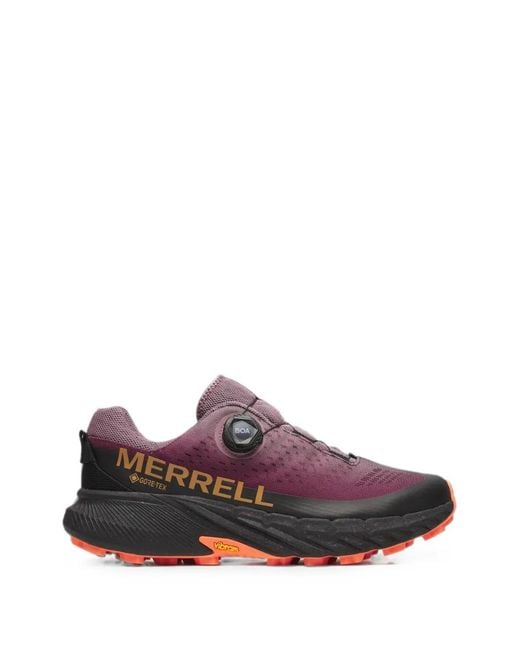 Merrell Purple Agility Peak 5 Boa Gore-Tex Sneakers for men