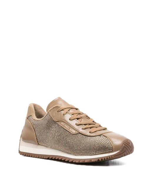 Michael Kors Brown Lace-Up Sneakers