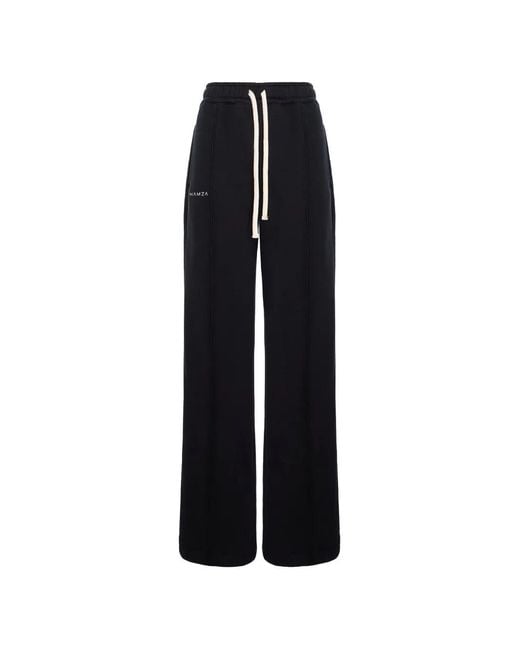 Hamza Black Skipper Fleece Trousers