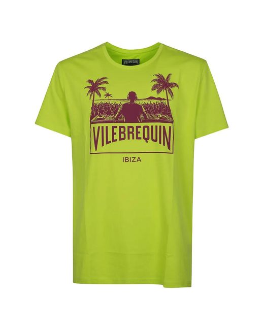 Vilebrequin Green City Graphic-Print T-Shirt for men