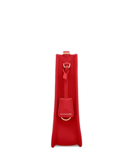 Maison De Sabre Red Mini Saddle Bag