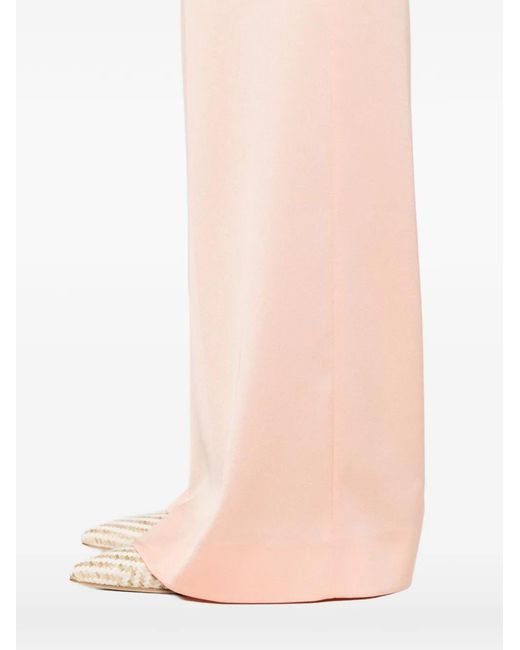 Twinset Pink Wide-Leg Palazzo Pants