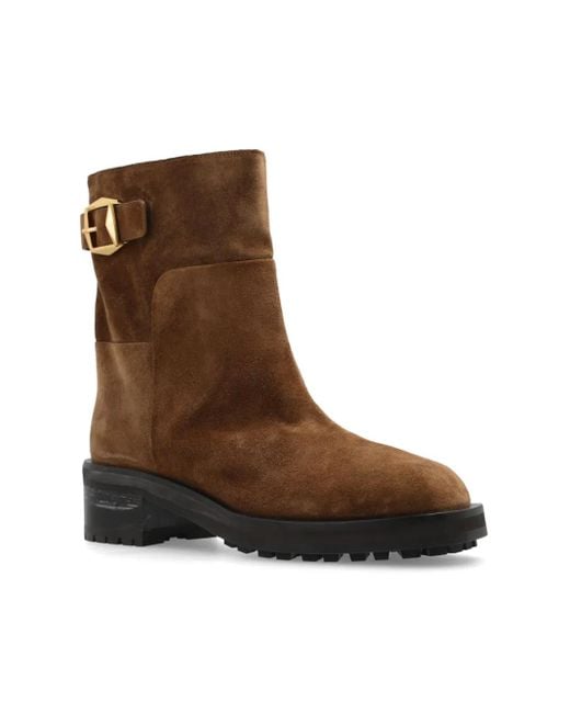 Stivali Brooklyn 50Mm di Jimmy Choo in Brown