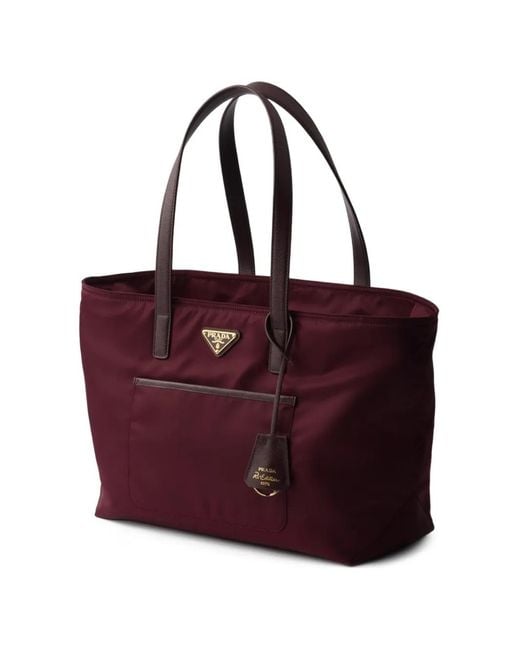 Prada Red Medium Re-Edition 1978 Tote Bag