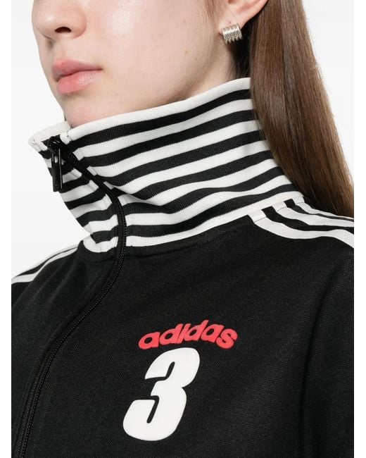 Pull Rayé Adidas en coloris Black