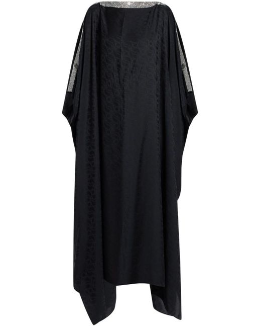 Robe-caftan S-Wave Stella McCartney en coloris Black