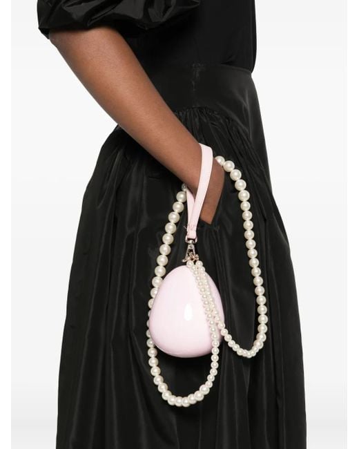 Simone Rocha Black Bind Mini Skirt