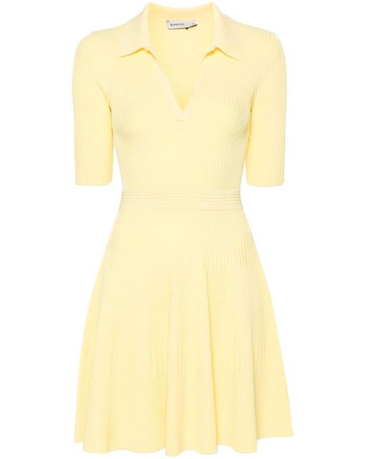 Jonathan Simkhai Yellow Patricia Polo Dress