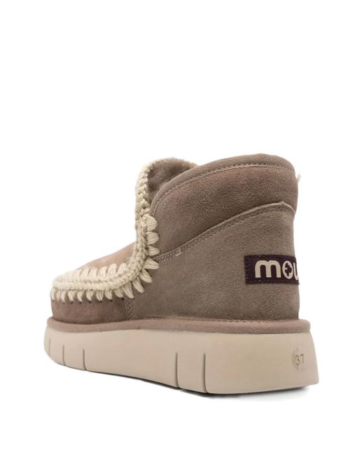 Mou Brown Bounce Boots