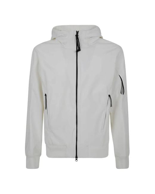 C P Company Gray Shell-R Hooded Lens Jacket for men