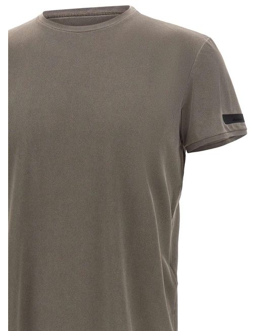 Rrd Gray Micro-Piqué Crew-Neck T-Shirt for men