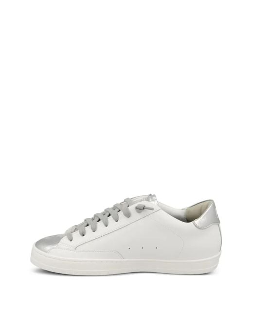 P448 John レザー スニーカー White