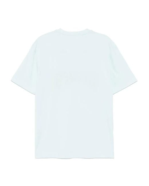 Givenchy White Logo-Patch T-Shirt for men