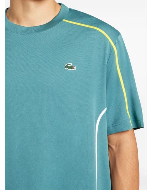 Lacoste Blue Logo-Patch T-Shirt for men