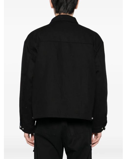Arte' Black Inclined Jacket for men