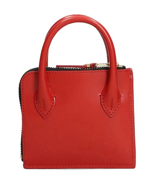 Comme des Garçons Red Zip Handle Wallet for men