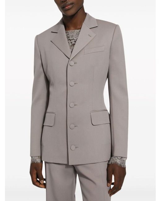 Dolce & Gabbana Einreihiger Anzug in Gray für Herren