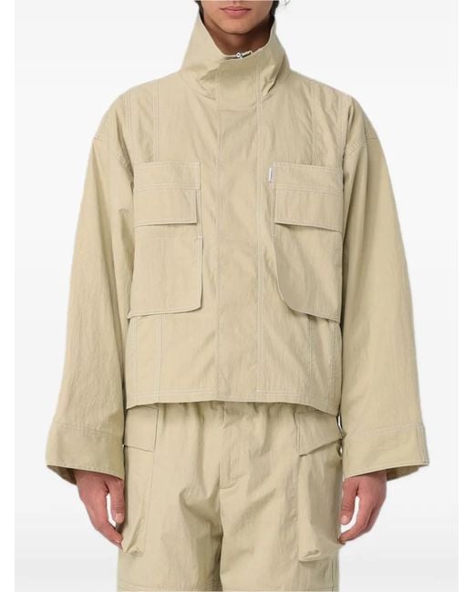Bonsai Natural Multi-Pocket High-Neck Jacket for men