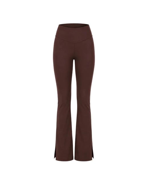 The Upside Brown Peached Florence Flared Trousers