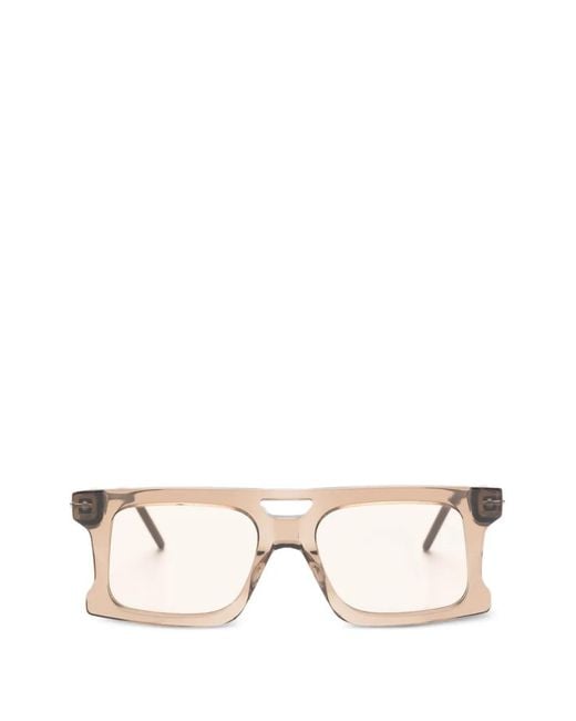 Kuboraum Natural Geometric-Frame Sunglasses
