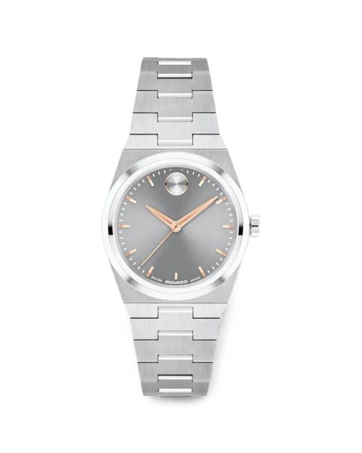 Movado White Bold Quest Mini 28Mm Watch