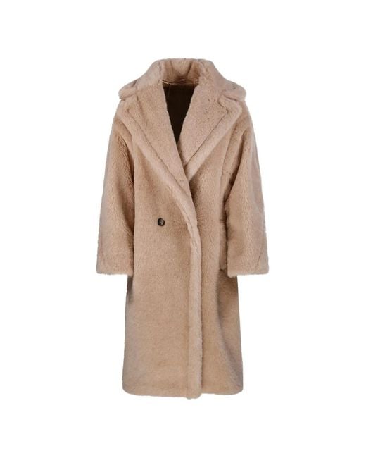 Max Mara Natural Tedgirl Double-Breasted Coat