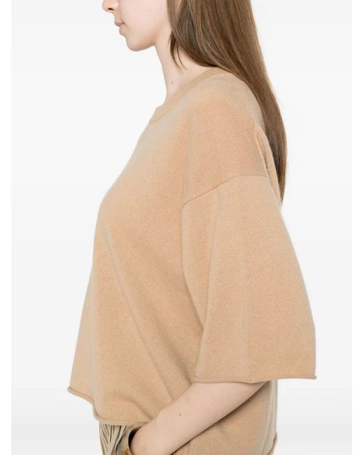 Allude Natural Cashmere Top