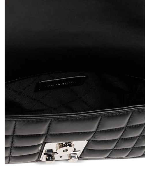 MICHAEL Michael Kors Black Large Tribeca Quilted Leather Shoulder Bag