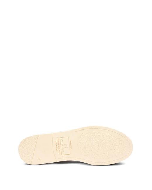 Officine Creative Brown Karma Leather Lace-Up Sneakers