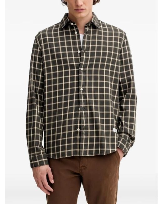 Marc O' Polo Gray Checked Shirt for men
