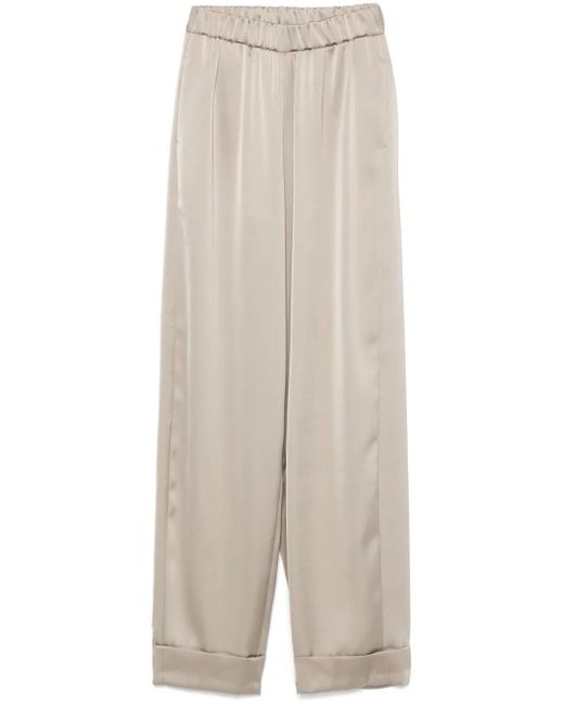 Blanca Vita Natural Satin Trousers