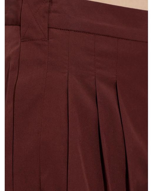 Rag & Bone Red Pleated Trousers