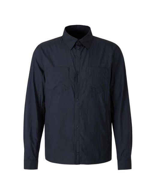 Herno Blue Veste Boutonnée À Poches for men