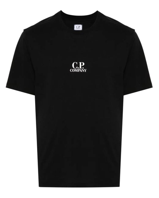 C P Company Black British Sailor T-Shirt for men