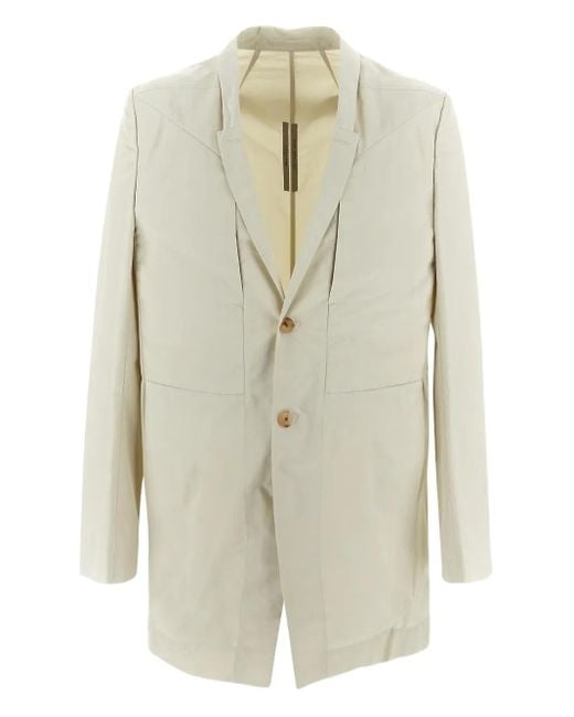 メンズ Rick Owens シングルジャケット White