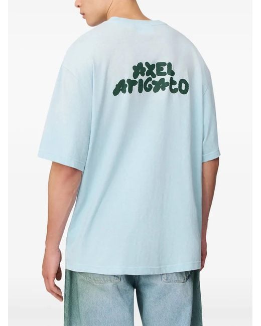 Axel Arigato Blue Bubble Reverse T-Shirt for men