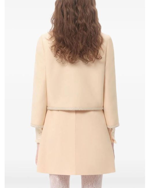 Valentino Garavani Natural Crepe Couture Jacket