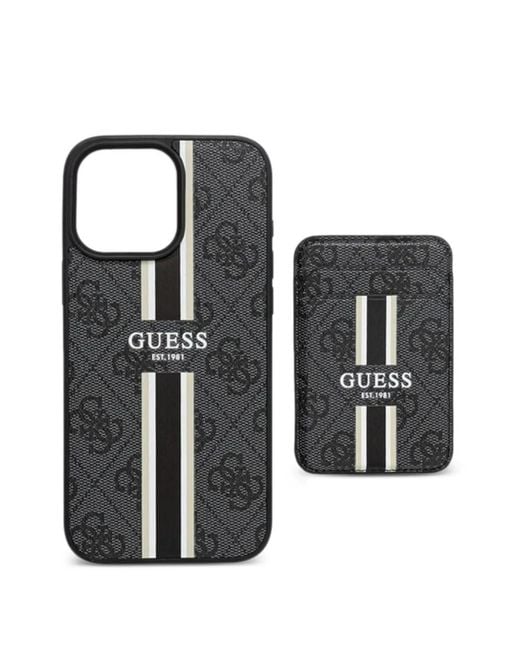 Guess Black Logo Iphone 16 Pro Max Phone Case