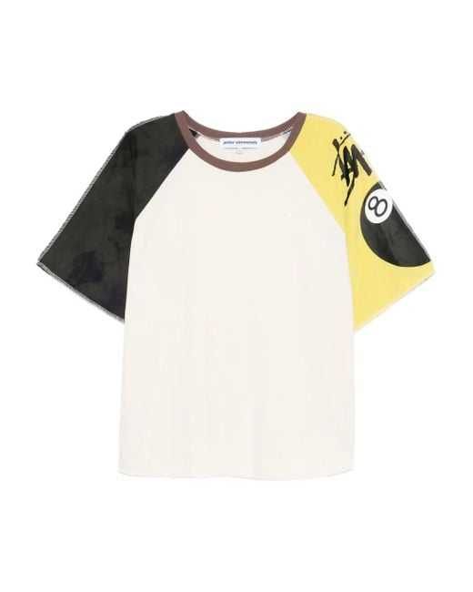 Stain Shade X Peter Simmonds T-Shirt Mit Grafischem Print in Black für Herren