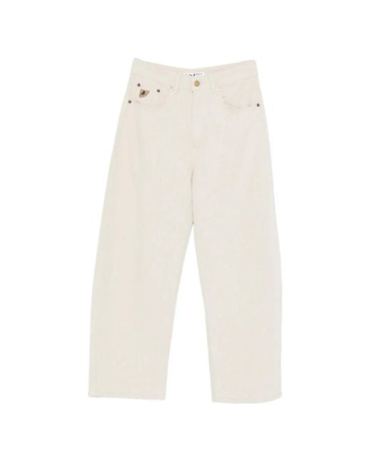 Lois White Dali Tapered Jeans