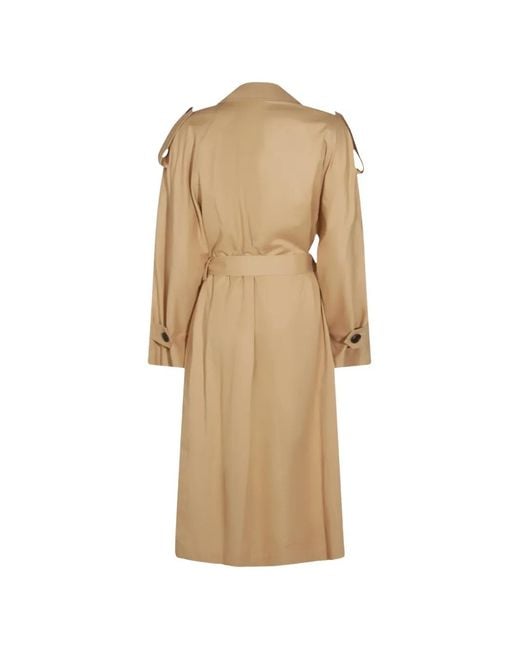 The Row Natural Button Belted Coat