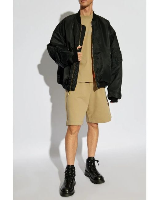 Vetements Black X Alpha Industries Reversible Bomber Jacket for men