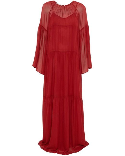 Philosophy Di Lorenzo Serafini Flared Maxi Dress