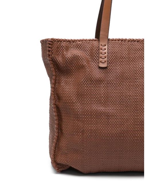 Dragon Diffusion Brown Handtasche Aus Leder