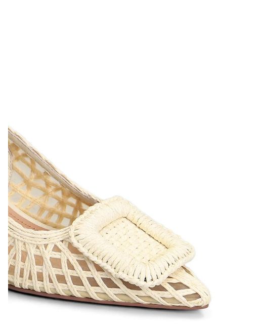 Bibi Lou Natural Hazel Slingback Pumps